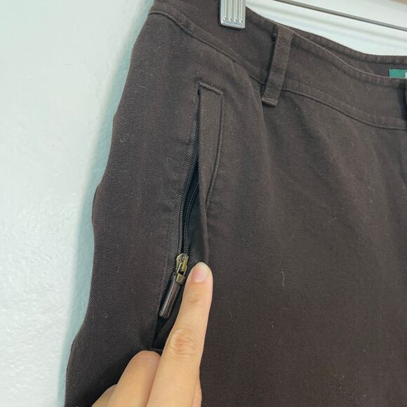 Lauren Ralph Lauren – Y2K Brown Straight Leg Denim Jean Pants - Picture 6 of 7